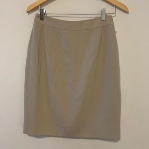 Escada Beige Pencil Skirt